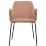 Стул dwight, фактурный шенилл, коралловый (74314)