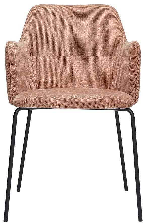 Стул dwight, фактурный шенилл, коралловый (74314)