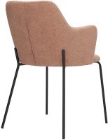 Стул dwight, фактурный шенилл, коралловый (74314)