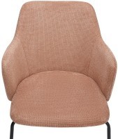 Стул dwight, фактурный шенилл, коралловый (74314)