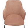 Стул dwight, фактурный шенилл, коралловый (74314)