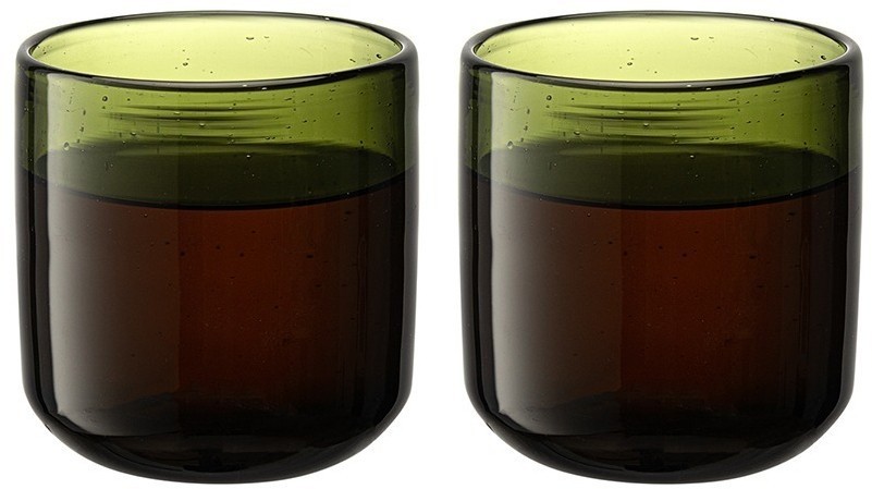 Набор стаканов flowi, 310 мл, темно-зеленые, 2 шт. (77562)