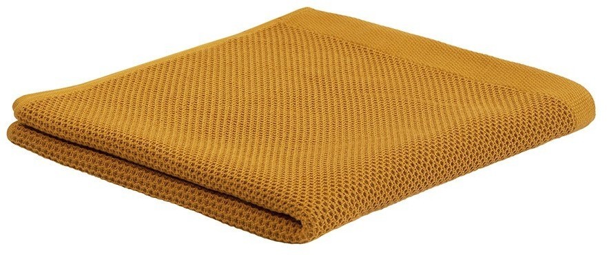 Полотенце банное вафельное цвета карри из коллекции essential, 70х140 см (75403)