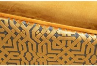 Диван Trevi 230М(К) трехм раскл с кантом оранж Velv ORANG+Lattice ORANG 232*103*88см (TT-00012117)