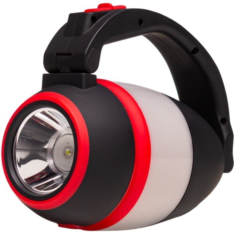 Фонарь мультифункциональный Travel Mixed-Use, черный/красный (1558632)