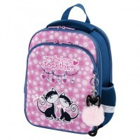Ранец для девочек Brauberg Quadro Friendly kittens 17 л 229952 (76574)
