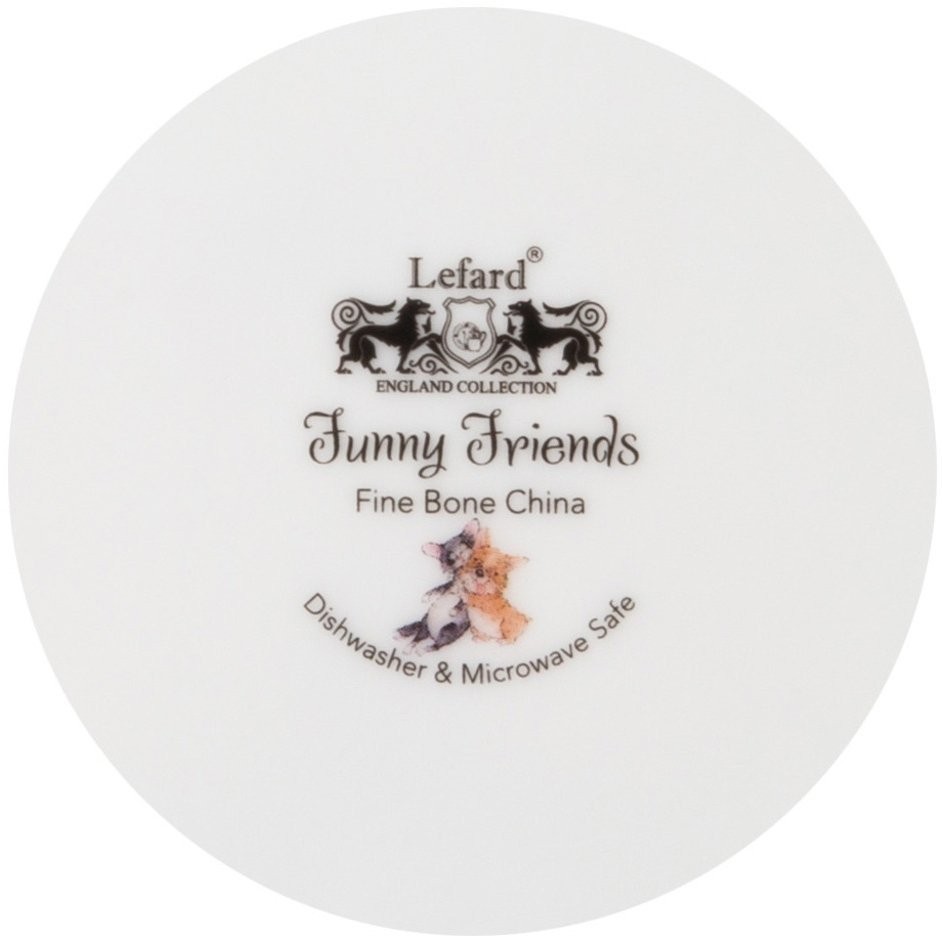 Набор тарелок закусочных lefard  "лучшие друзья" 2 шт. 20,5 см Lefard (415-2181)