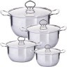 Набор кастрюль из нержавеющей стали с крышками MAYER BOCH (29352)