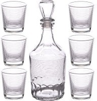 1230-Г Набор д/вина 7пр. &quot;Спираль&quot; графин+6 стаканов (1230-Г2)