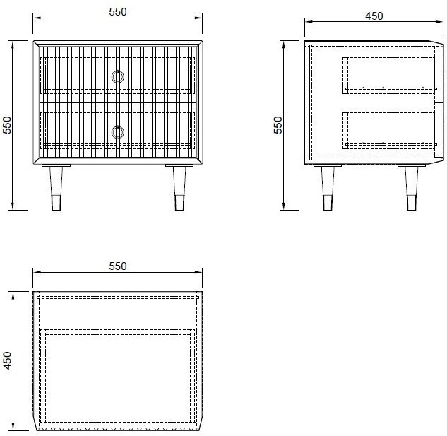 Тумбочка 55*45*55см (TT-00003836)