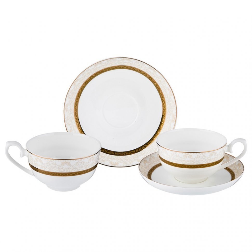 Чайный набор на  2 персоны 4 пр. "сантини" 250 мл. Lefard (169-114)