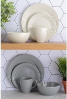 Тарелка для пасты living d 22,5 см кремовая (68558)