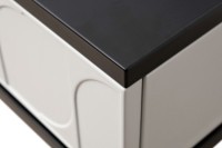 Консоль Spinola черно/серая 109*40*80см (TT-00011887)