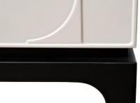 Консоль Spinola черно/серая 109*40*80см (TT-00011887)