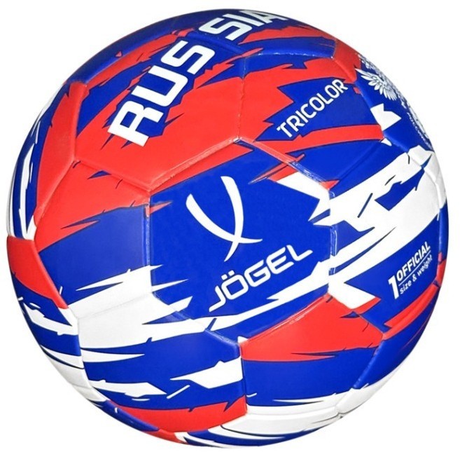 Мяч футбольный JÖGEL Russia Tricolor №1 (2115752)