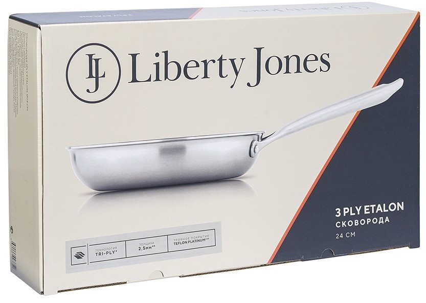 Сковорода 3ply etalon, D24 см (77013)