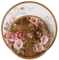 Обеденный сервиз Английская роза  6 персон, 27 предметов - AL-M2188/27-E9 Anna Lafarg Emily