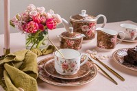 Обеденный сервиз Английская роза  6 персон, 27 предметов - AL-M2188/27-E9 Anna Lafarg Emily