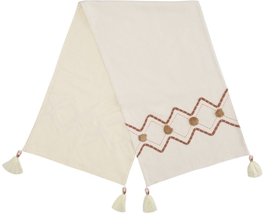Дорожка на стол с вышивкой geometry из коллекции ethnic, 45х150 см (75347)