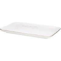 Блюдо прямоугольное bronco &quot;gold&quot; 30*20,5*2,5 см (263-1084)