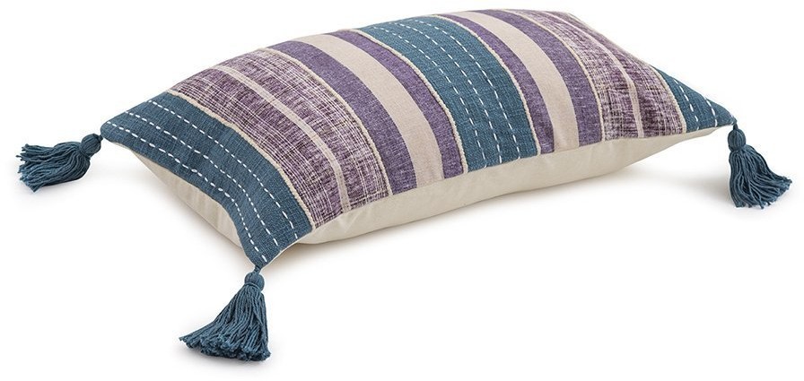 Чехол на подушку из плотного хлопка в полоску из коллекции ethnic, 35х60 см (74513)
