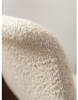 Лаунж-кресло hilde, букле, серо-бежевое (76872)