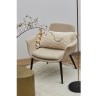 Лаунж-кресло hilde, букле, серо-бежевое (76872)