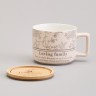 Кружка lefard 400мл с бамбуковой крышкой "sweet home" 9.6*8cm (756-476)