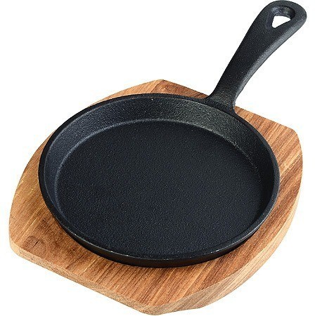 Сковорода чугунная маленькая на подставке 13 см MAYER BOCH (26802)