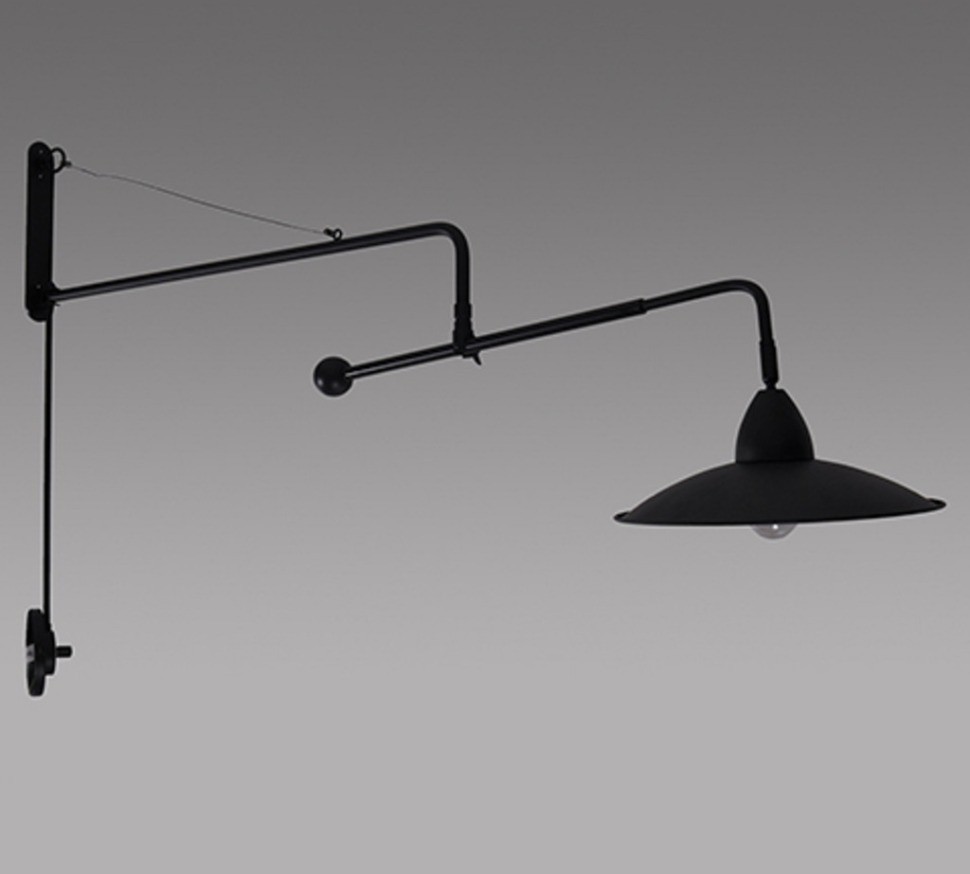 Бра TB20422-1ABG, металл, antique black with gold line, ROOMERS FURNITURE