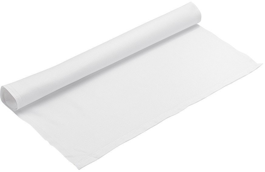 Салфетка белого цвета с фактурным рисунком из хлопка из коллекции essential, 53х53см (72163)