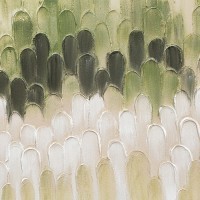 Панно декоративное с ручной росписью by feel, 140х70 см, хаки (78833)