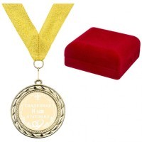 Медаль свадебная 14-агатовая (497-134)