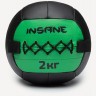 Медбол INSANE IN24-WB100, 2 кг, зеленый (2111034)
