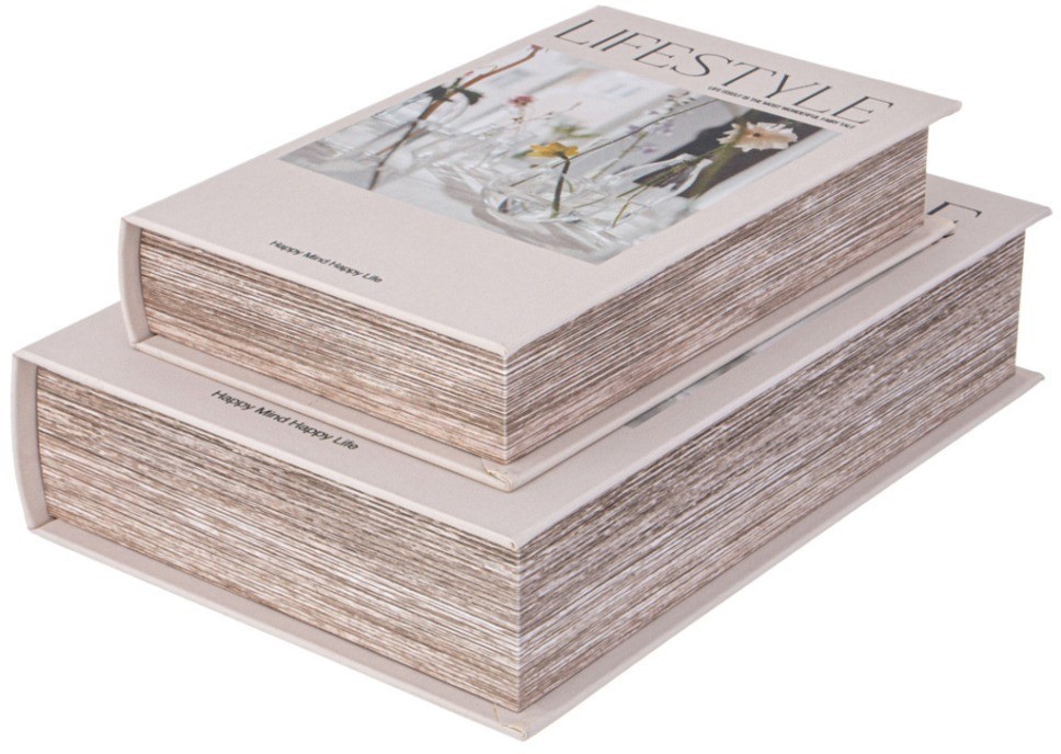 Набор шкатулок-книжек из 2-х шт. 30х21х7/24х16х5 см Lefard (94-211)