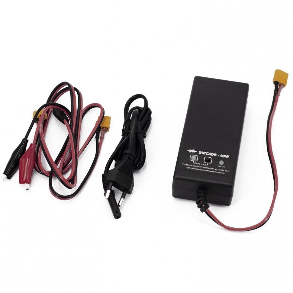 Универсальное зарядное устройство для свинцовых аккумуляторов 6В/12В/24В (RWC400)