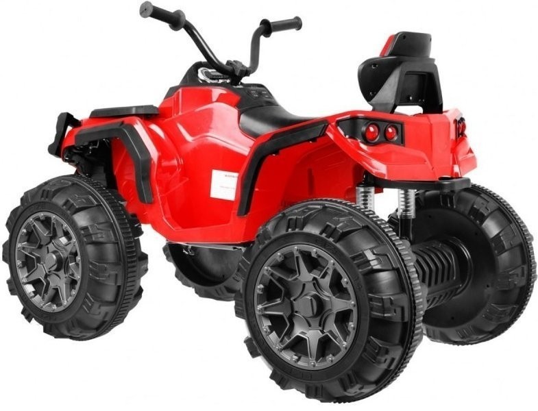 Детский квадроцикл Grizzly ATV 4WD Red 12V с пультом управления - BDM0906-4