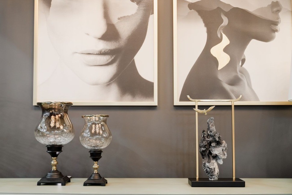 Декор настольный "Птица над скалой" 27*12*43см (TT-00007452)