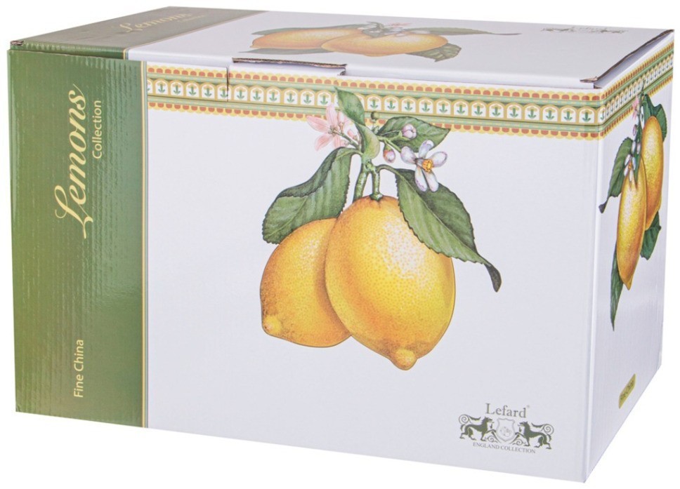 Сервиз обеденный lefard "лимоны" на 6 пер. 25 пр. Lefard (86-2475)