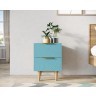 Тумбочка с двумя ящиками Line LN07/GR1/blue-ET
