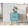 Тумбочка с двумя ящиками Line LN07/GR1/blue-ET