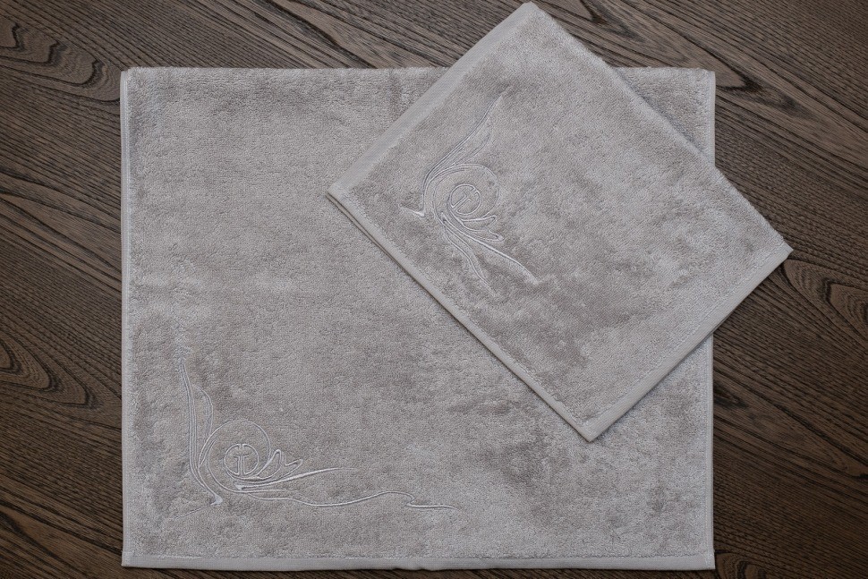 Полотенце Лирика модал серое 30*50 (TT-00015197)