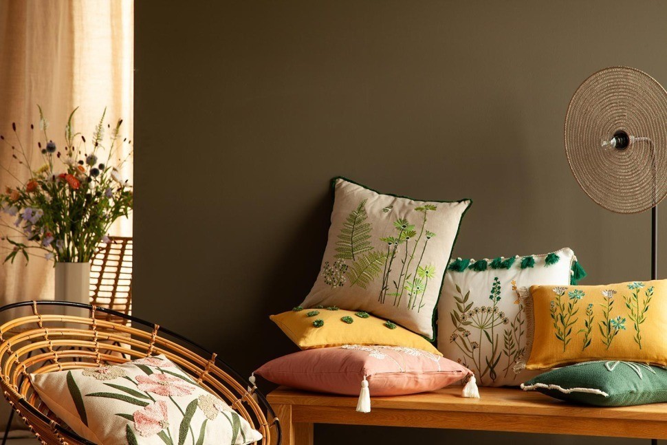 Подушка декоративная meadow bloom из коллекции ethnic, 45х45 см (79072)