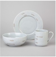 Набор для завтрака lefard &quot;good morning&quot; 3 пр. голубой (42-536)