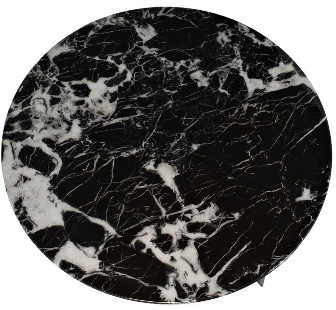 Стол журнальный черный d95*30см (TT-00013104)