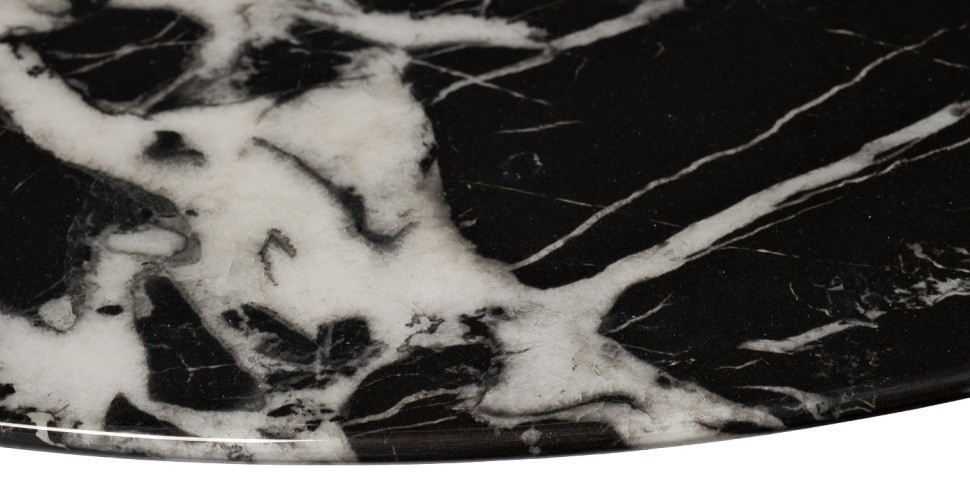 Стол журнальный черный d95*30см (TT-00013104)