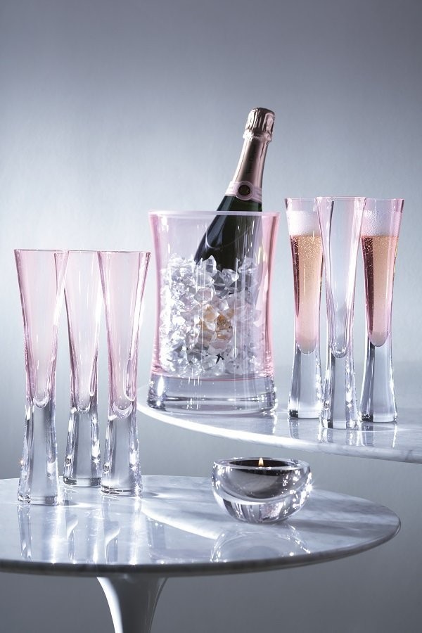 Набор бокалов для шампанского moya, 2 шт, 170 мл, розовый (64070)