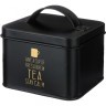 Банка agness "черное золото" для чайных пакетиков 11*11*7 см без упаковки Agness (790-169)