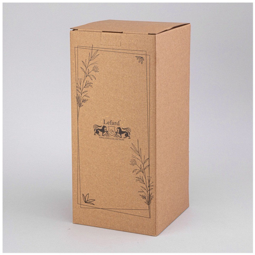 Ваза 14*14*31.8см цвет: белый Lefard (374-148)