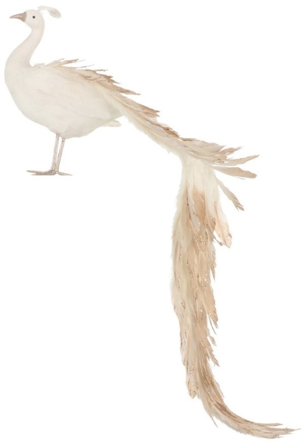 Павлин с хвостом 126*26*43 см золото (83979)